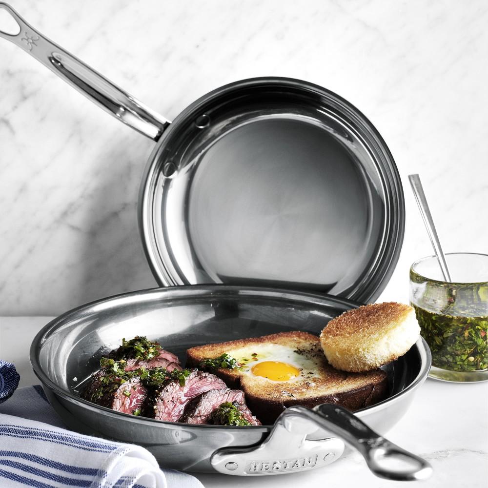 Hestan NanoBond® Titanium Stainless Steel Skillet Fry Pan, Set of